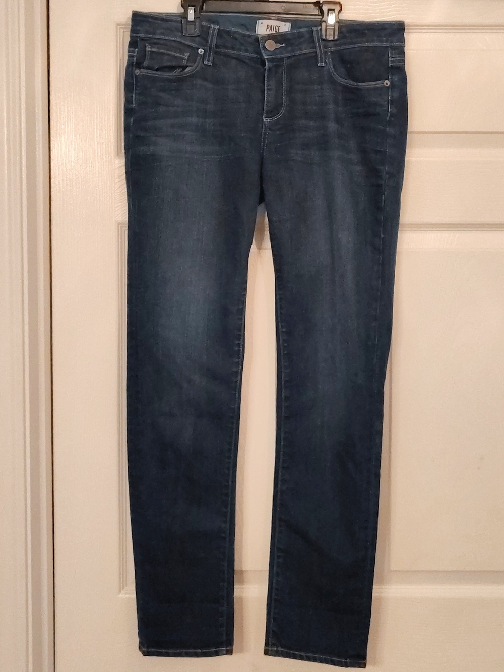 PAIGE Jimmy Jimmy Skinny Boyfriend Low Rise Medium Wash Jeans. Size 29/8.